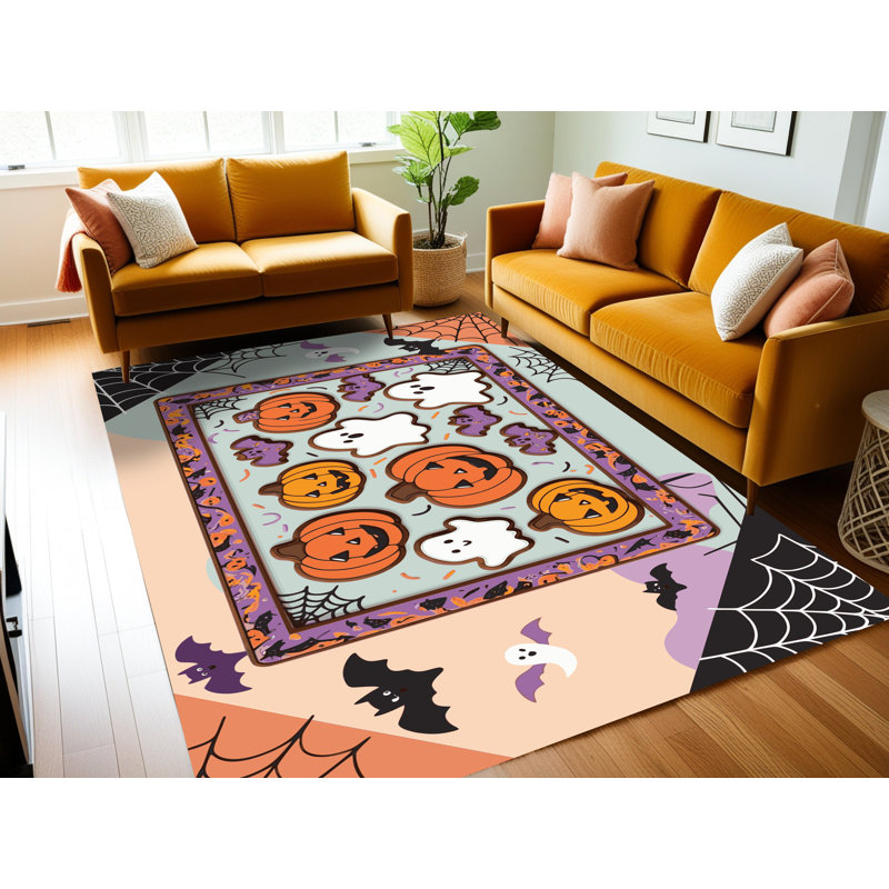 Tapis de Noël lavable The Holiday Aisle®, Rectangulaire 2 pi x 3 pi