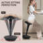 Chaise de bureau debout, tabouret debout actif réglable, brun-384411121