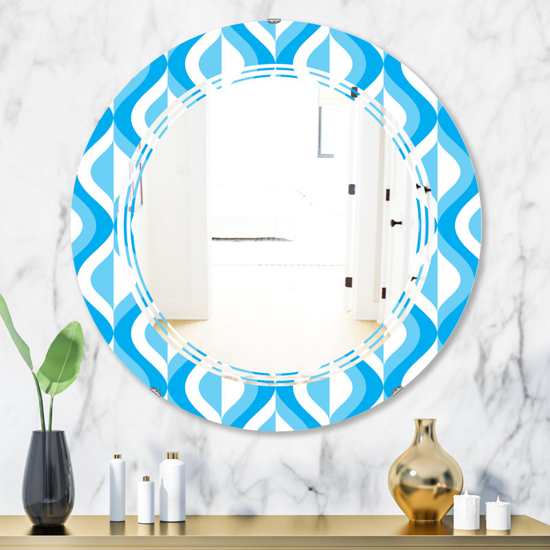 Miroir mural moderne sans cadre VI, 31,5 po x 31,5 po