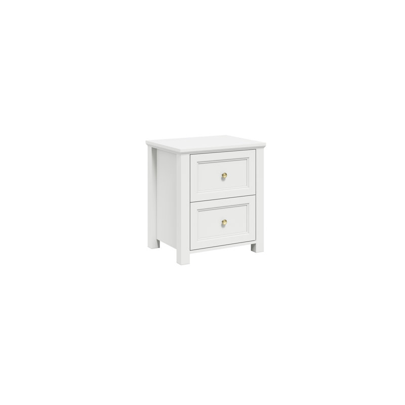 Byrone Bedside Cabinet, White