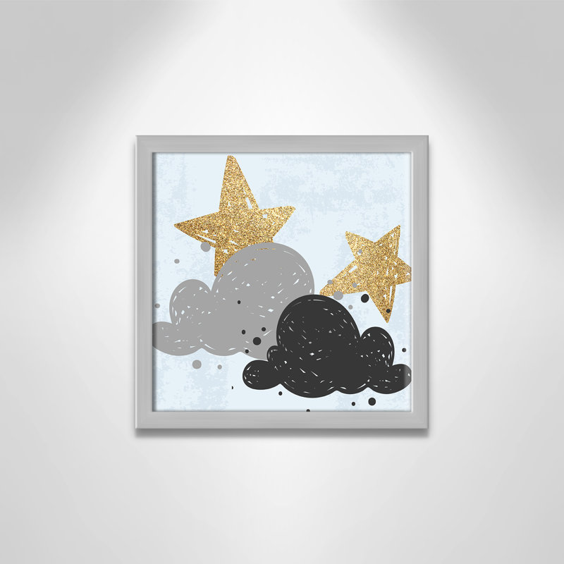 Good Night Plants & Flowers, 13" H x 13" W x 1.19" D, Silver Box Framed
