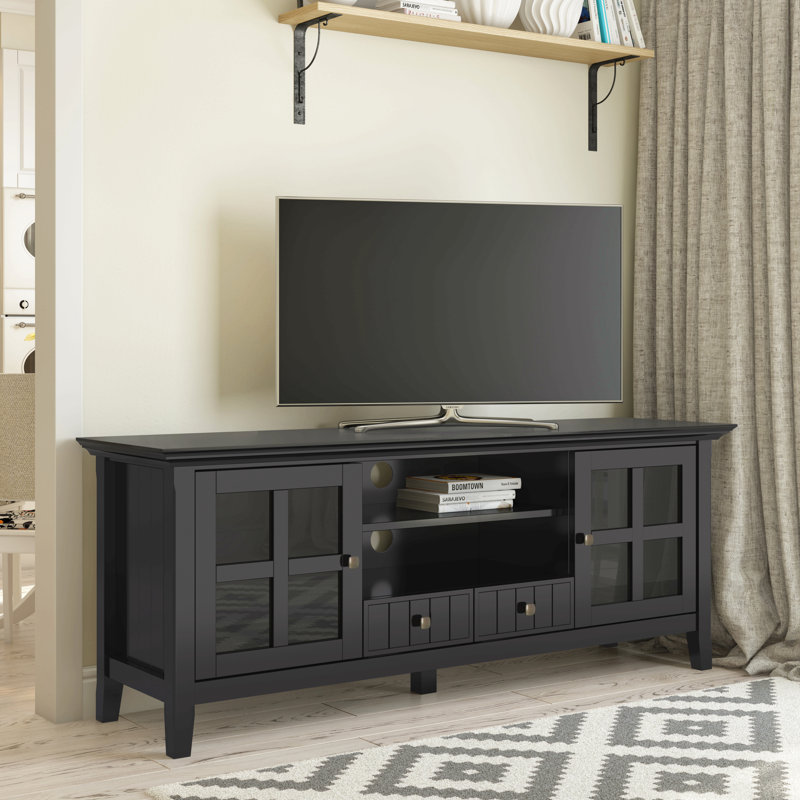 60" Tv Media Stand, Black