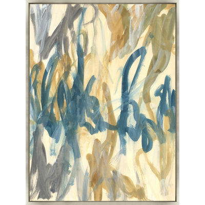 le Chaos de Lutte V Framed Painting Canvas by Danielle Davis