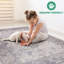 Tapis brun / beige non délavé 6X9-932542946