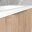 Meuble-lavabo mural sophistiqué avec rangement spacieux et design moderne