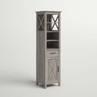 Huckins Freestanding Linen Cabinet