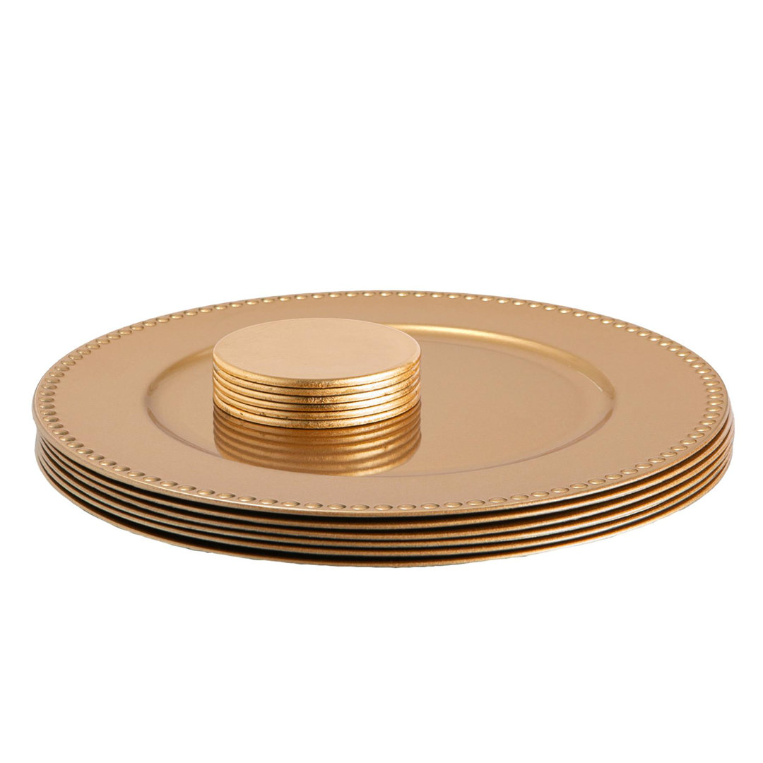 Other Solid Colour Round Placemat And Coaster Set