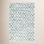Melange Diamond Blue Machine Washable Rug