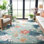 Tapis floral tissé à la machine Shutesbury