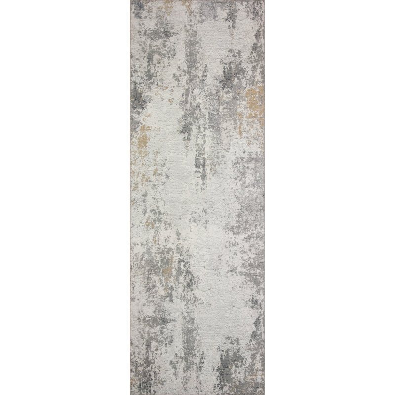 Dewhirst Abstract Ivory Area Rug, Runner 2'6" x 7'6"