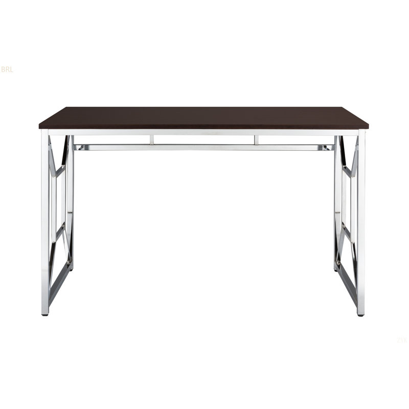 Bureau en MDF / chrome brun