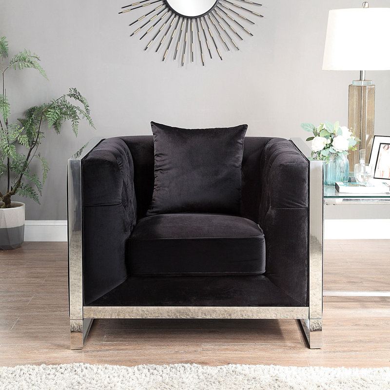 Fauteuil Araujo de 39,38 po de large en polyester