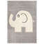 Tapis gris à imprimé animalier Burgan-1421559915