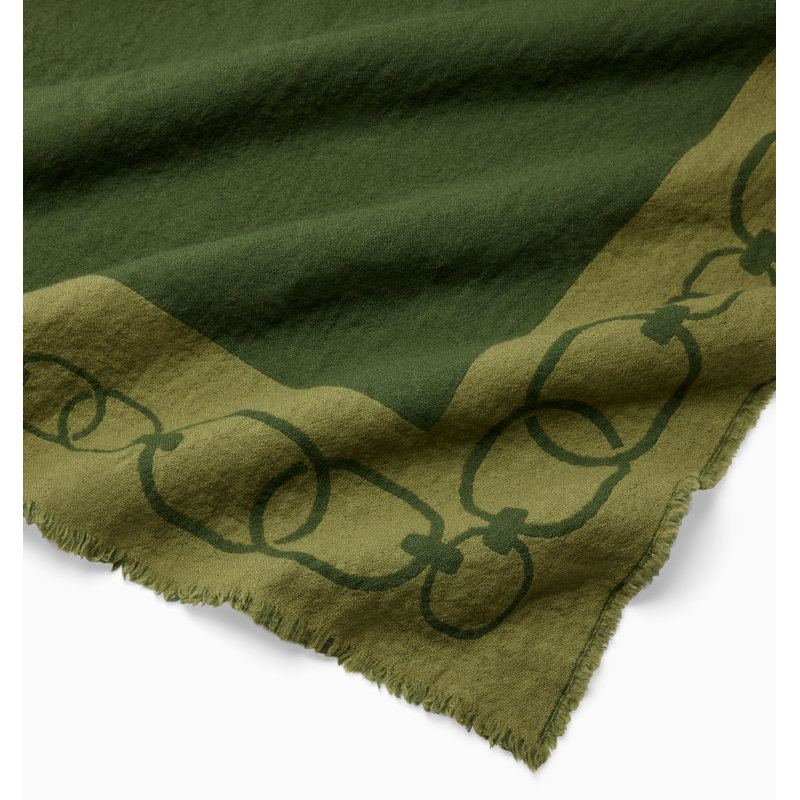 Eterna Wool Hand Woven Throw Blanket, Willow