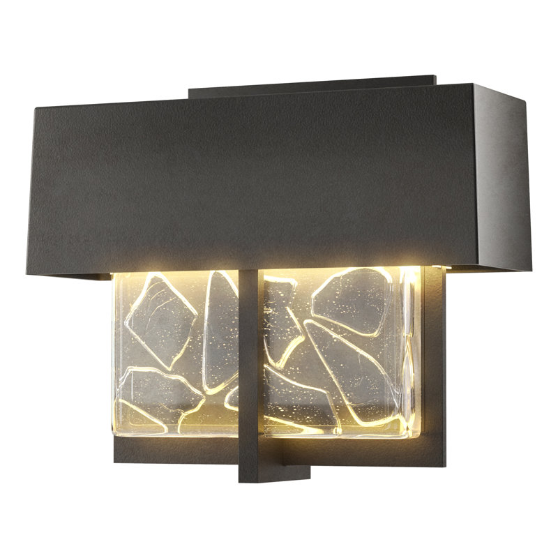 Shard Outdoor Flush Mount, Coastal Black