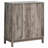 Weathered Acacia Wine Cabinet With 2 Doors