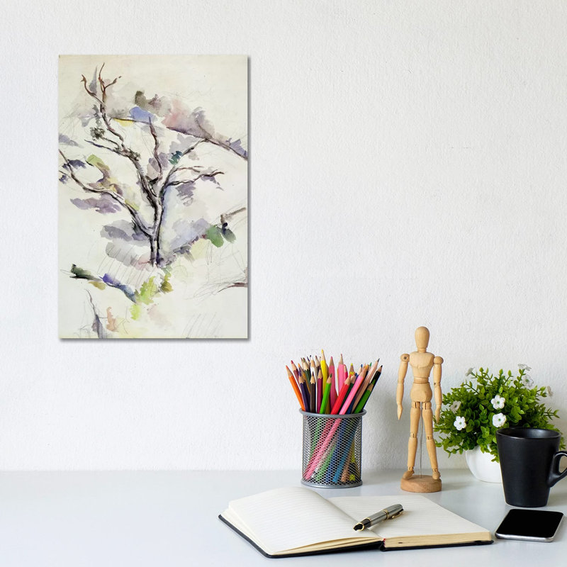 The Oak by Paul Cezanne - Wrapped Canvas Gallery-Wrapped Canvas Giclée, 20.32 cm H x 30.48 cm W