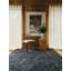 Handloom Cashmere Blend High Pile Area Rug in Storm-1368298736