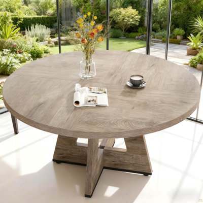 47 Inch Wood Dining Table Round Dining Table
