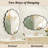 Scalloped Oval Metal Wall Mirror-482666986-482666985