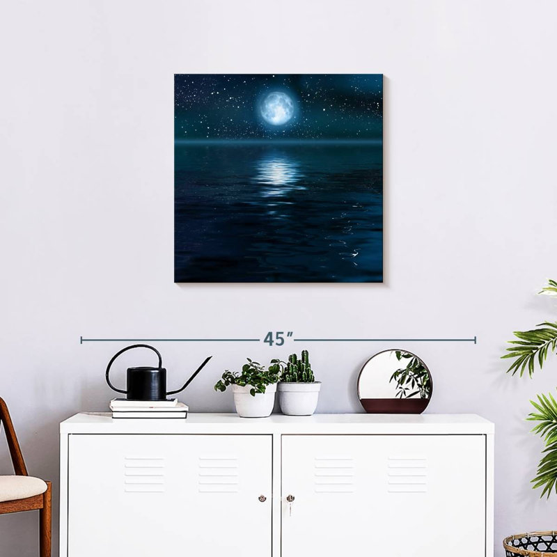 Alvord bleu clair de lune, H 24 po x l 24 po