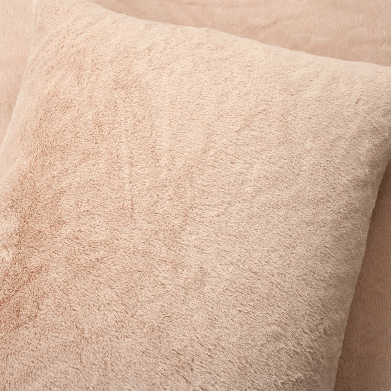 Microfiber 7 Piece Comforter Set, Queen Comforter + 6 Additional Pieces, Blush