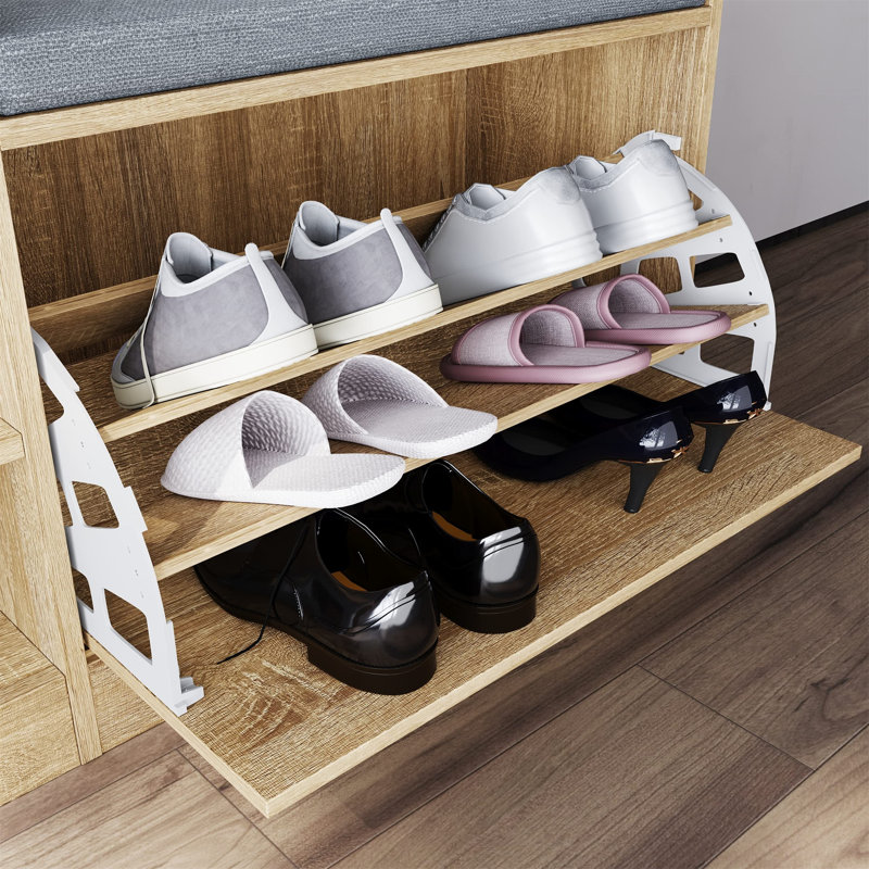 8 Pair Shoe Storage Bench