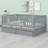 Daybed With Fence Guardrails And 2 Drawers, Split Into Independent Floor Bed & Daybed-1500904636