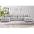 Zantos 6-Piece Upholstered Sectional with Ottomans-1694932477-1694932479