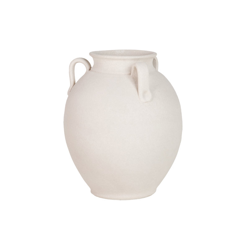 Ceramic / Porcelain Table Vase, White