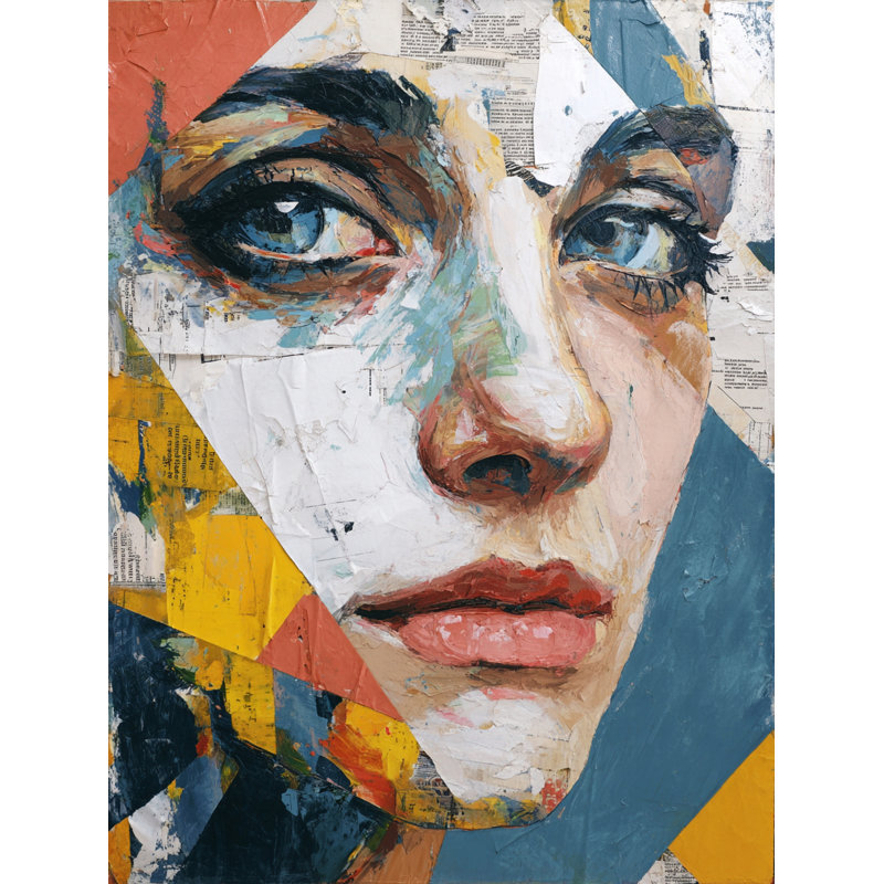 «Quiet Presence», art mural sur toile tendue, L 30 po x H 40 po x P 1,5 po