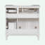 Meuble-lavabo moderne avec lavabo en résine-466268893