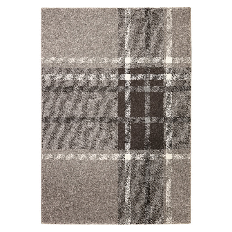 Plaid Hand Woven Area Rug, Rectangular 80 x 150cm