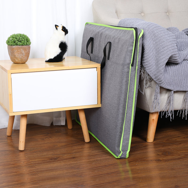 Stunning Soft Sided Dog Crate With Gider image