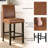 Sauhal Solid Wood 25'' Counter Stool-1893130276