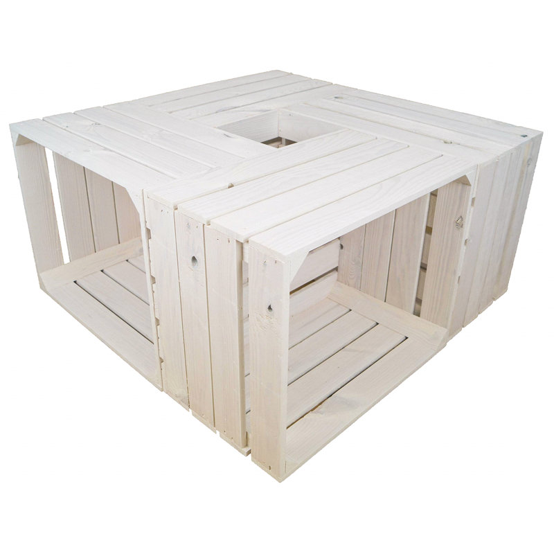 8 Pair Stackable Solid Wood Shoe Rack