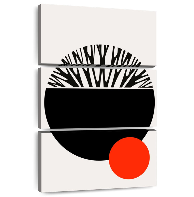 Avery Abstractika Red Black, 50" H x 32" W