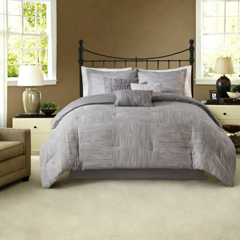Piece Queen Bedding Sets, Polyester Seersucker Modern Home Comfort