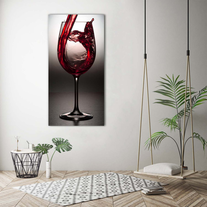 Red Wine - Wrapped Canvas Print