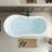 Maya 55" x 28" Freestanding Soaking Acrylic Bathtub-84448387