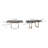 Desk, Shagreen Patterned Polyurethane with Solid Frame