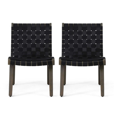 CHARLOTTE Outdoor Lounge Chair Set with Rope Weave, Curvaceous Design, and Durable Acacia Wood Base for Stylish Seating
