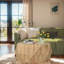 Table basse, table basse ronde, table basse en bois massif, table basse moderne, pour le salon-917689394-917689393-932470965