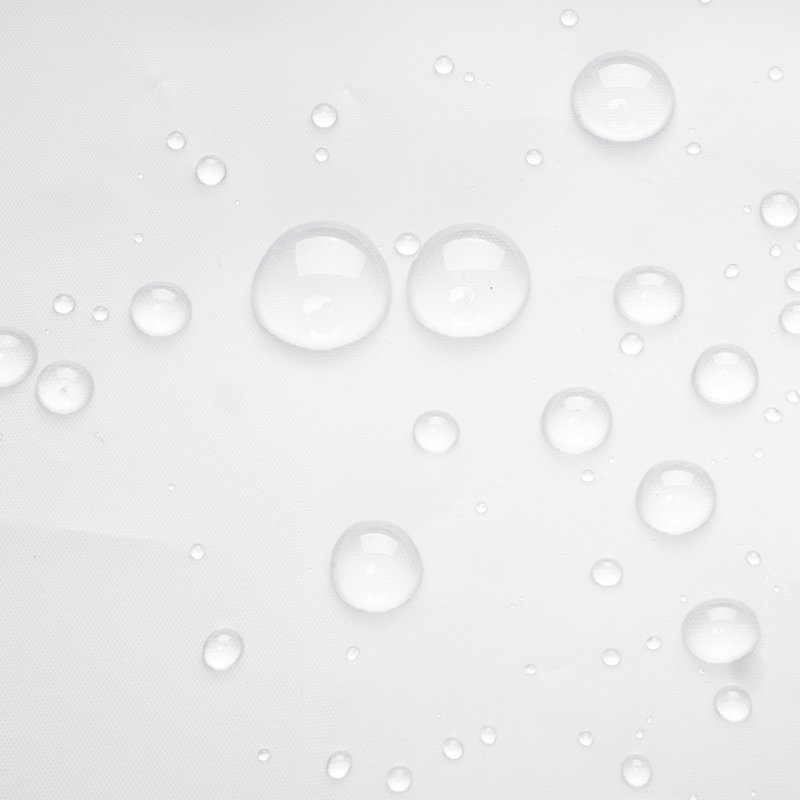 8G PEVA Solid Color Single Waterproof Shower Curtain Liner, 72"H x 36"W, Frost