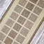 Gere Rug Non Slip Flat Weave Border Check Geometric Kitchen Living Room Carpet-2054601980-2050967751