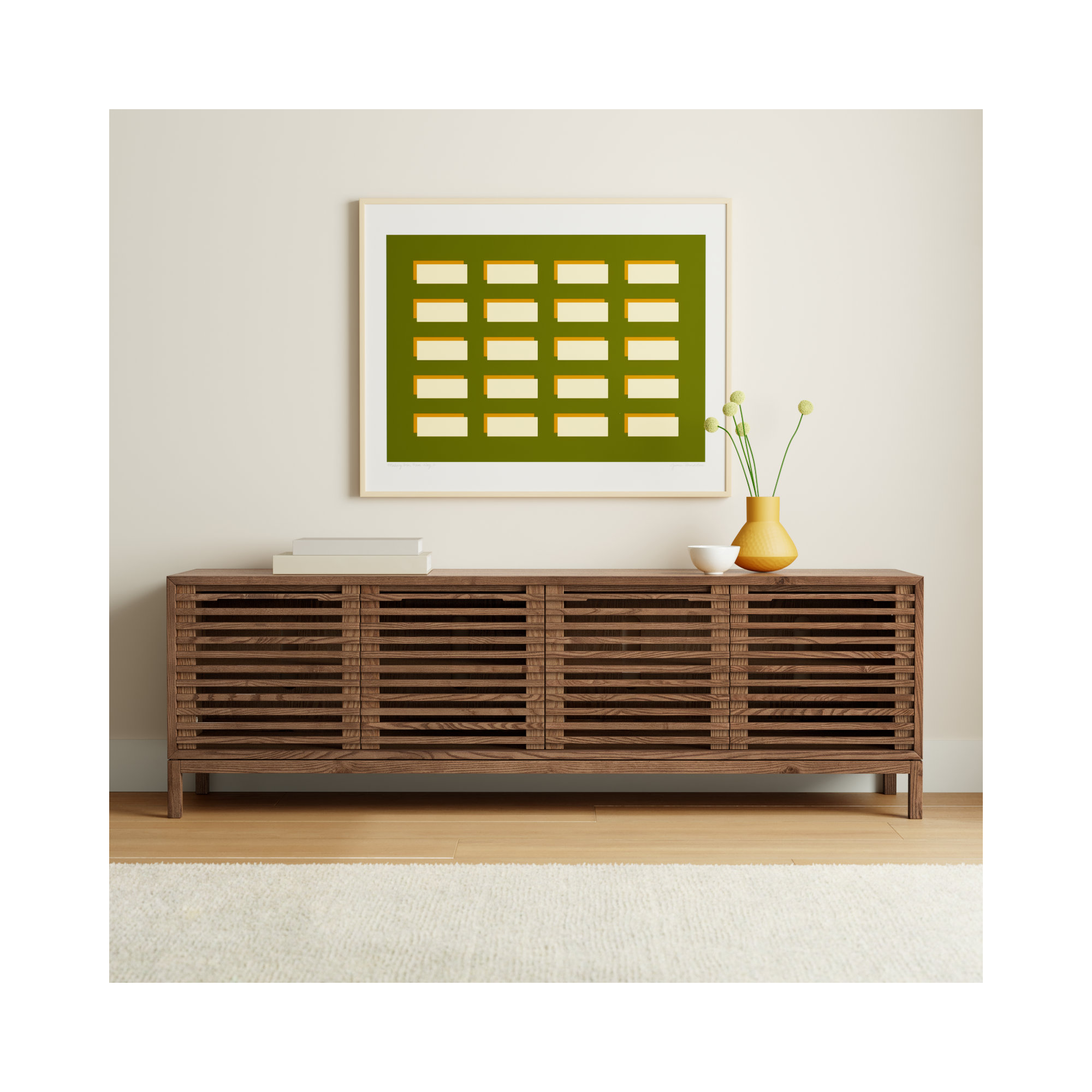 Finnian 78'' Media Console, Walnut