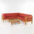 Naturel / rouge