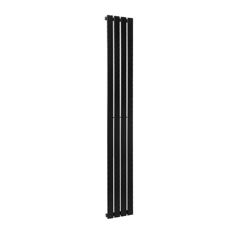 Aarvik Designer Radiator, 1800cm H x 272cm W, Black