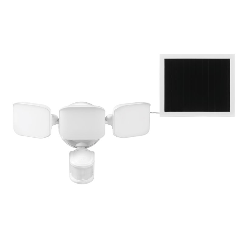 Security Lighting 3 - Head Batteries Outdoor Security