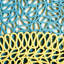 Tapis abstrait en microfibre noué à la main Fletching Novelty-1273658067